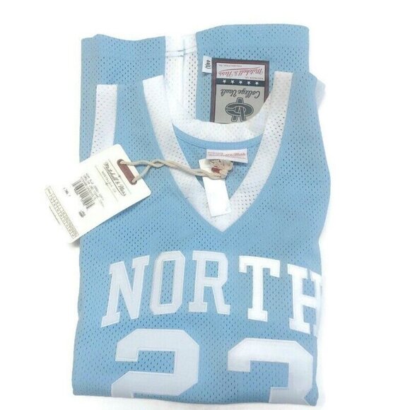 Mitchell & Ness Michael Jordan North Carolina Tar Heels Basketball Jersey Mens L - Picture 10 of 10